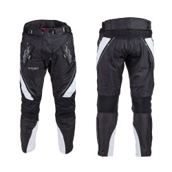 Dámské moto kalhoty W-TEC Kaajla černo-bílá XXL