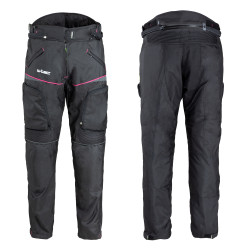 Dámské moto kalhoty W-TEC Propant Lady černo-růžová XS