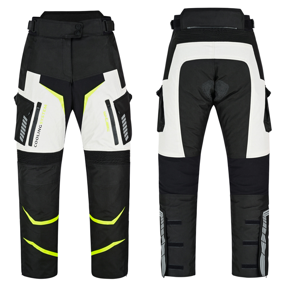 Dámské moto kalhoty W-TEC Warao Lady černá-fluo XS