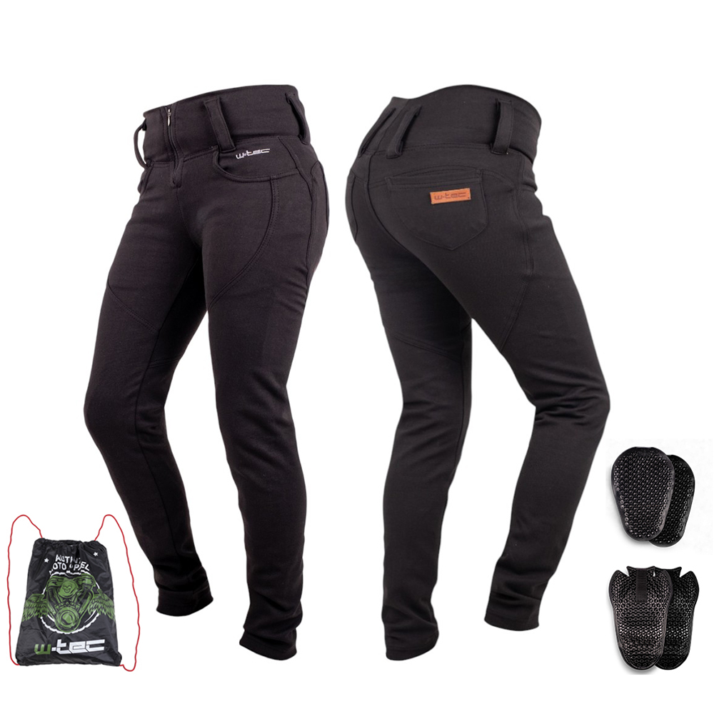 Dámské moto legíny W-TEC Wombutta černá XS