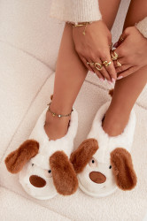 Dámské pantofle s motivem psa