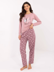 Dámské pyžamo s motivem motýlů
