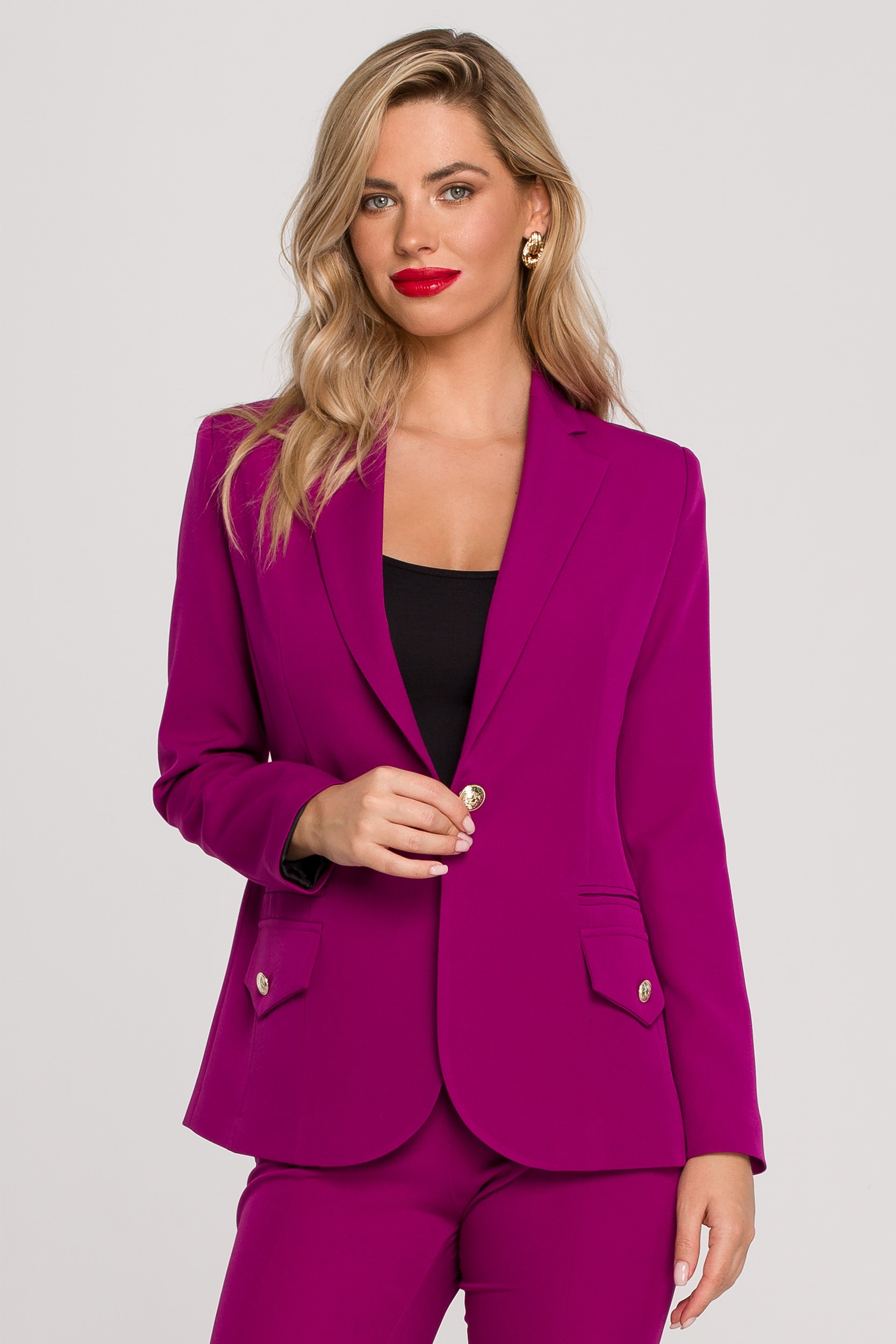 Dámské sako Makover Makover_Jacket_K141_Black