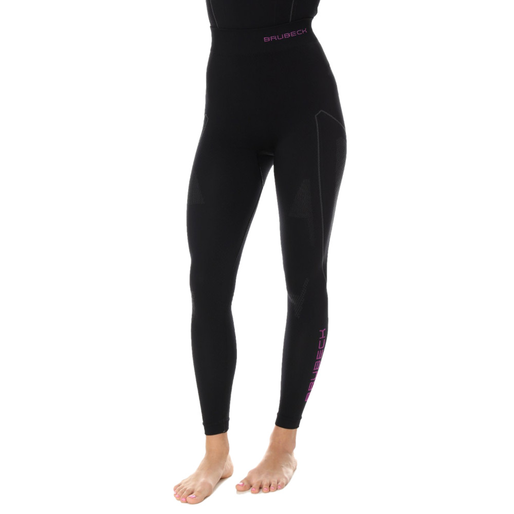 Dámské termo kalhoty Brubeck Thermo Black/Pink XS