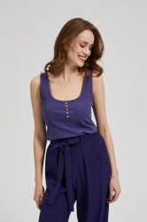 Dámské tílko MOODO - tmavě fialová