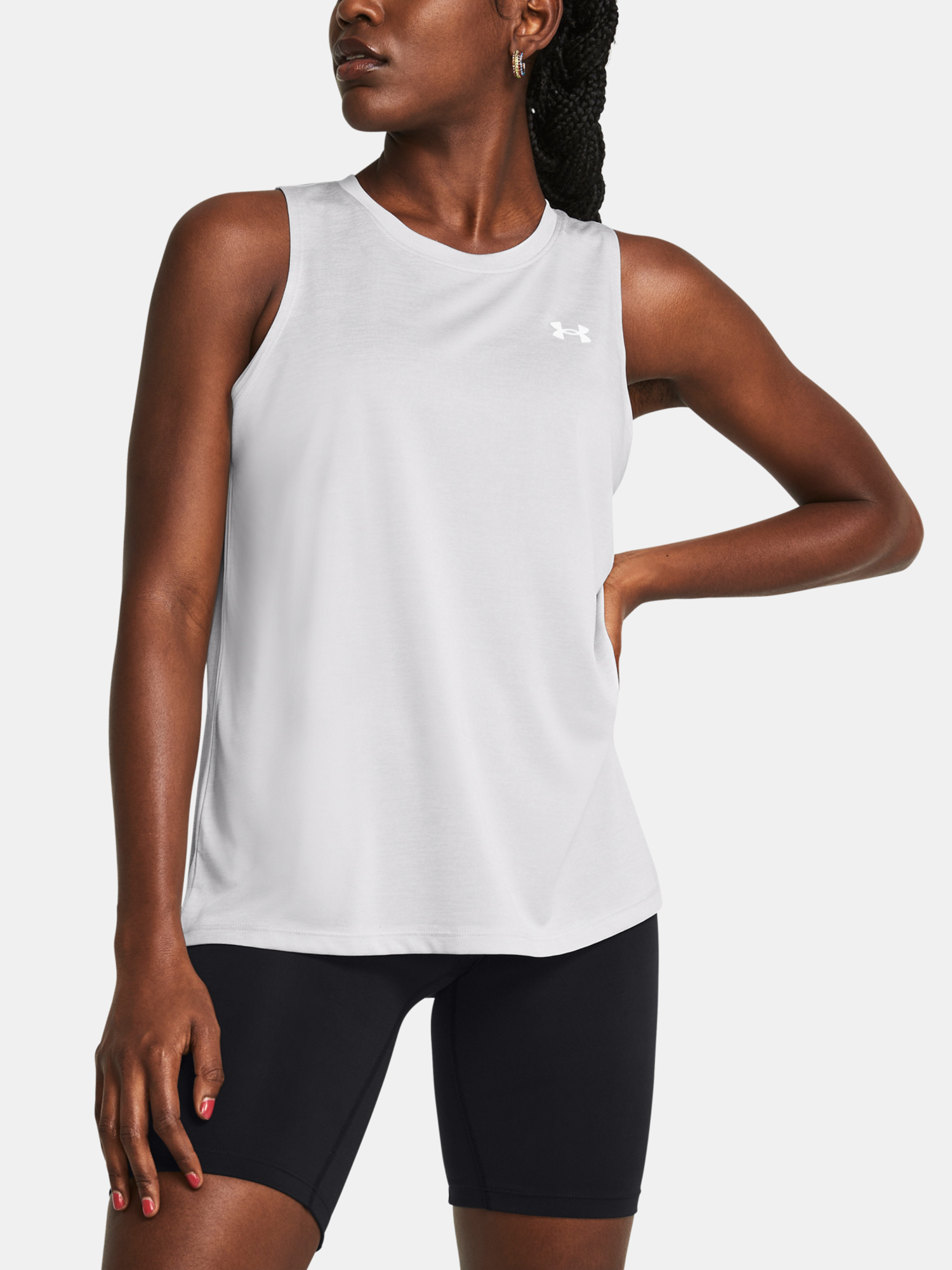 Dámské tílko Under Armour Tech Tank Twist-GRY - Dámské