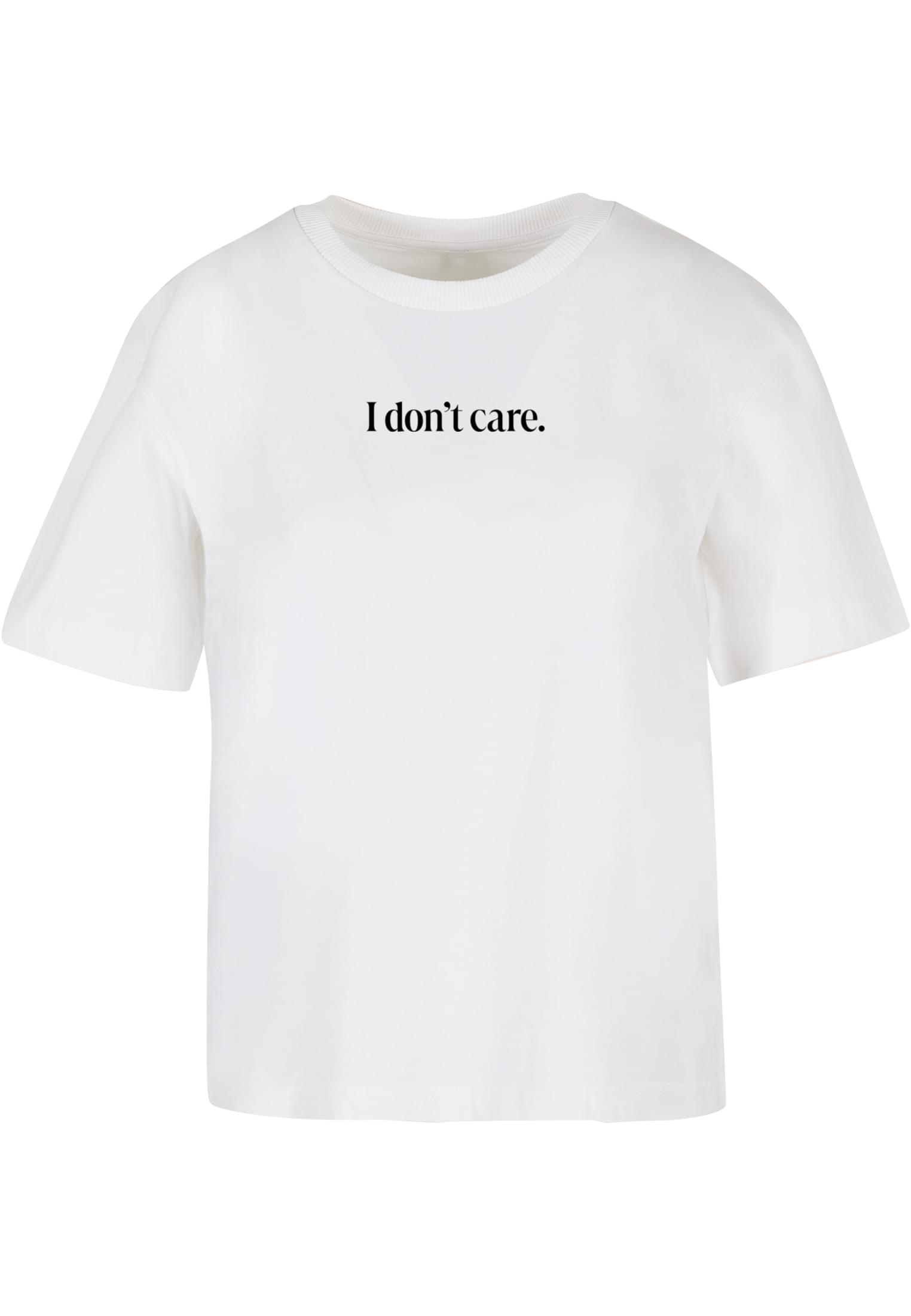 Dámské tričko I Don´t Care bílé
