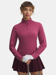 Dámské tričko Under Armour UA Drive 1/4 Zip-RED - Dámské