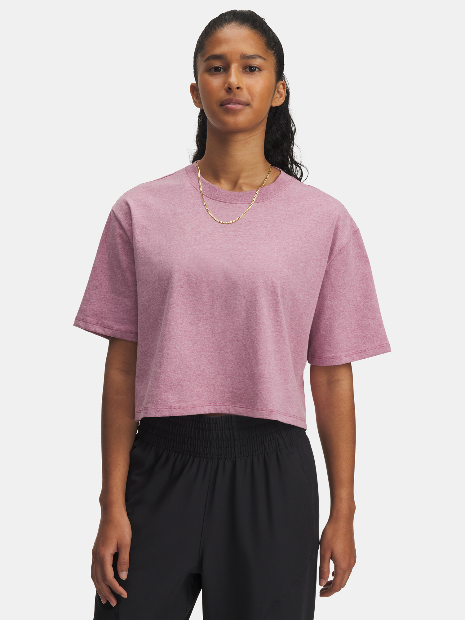Dámské tričko Under Armour UA Rival SS-PNK - Dámské