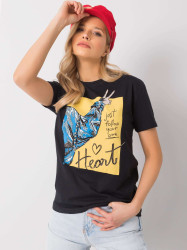 Dámské triko Fashionhunters Cotton