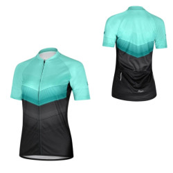 Dámský cyklistický dres s krátkým rukávem Etape Violet mint/černá S