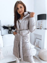 Dámský kabát LINA béžový Dstreet
