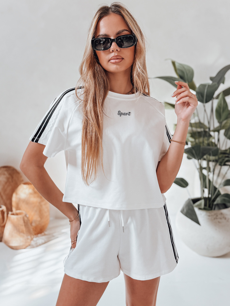 Dámský komplet dresový LOVE SPORT bílý