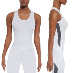 Dámský sportovní top BAS BLACK Imagin-Top 50 bílo-modrá M