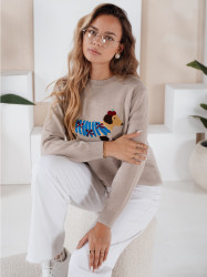 Dámský svetr s aplikací psa CHICPAWS