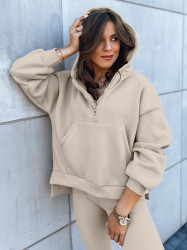Dámský teplákový souprav BRAND OF YOUR STYLE Barva kamelová DSTREET