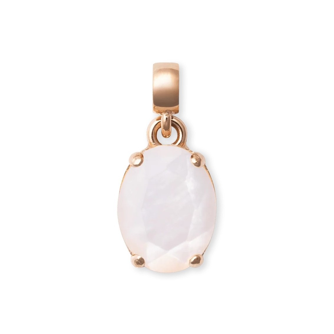 Daniel Wellington Krásný bronzový přívěsek s perletí Mother of Pearl DW00401460