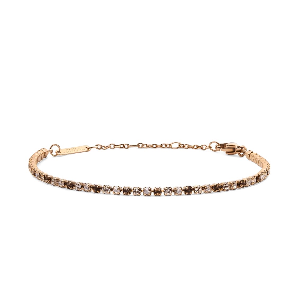 Daniel Wellington Ocelový náramek s krystaly Classic Tennis DW00401115