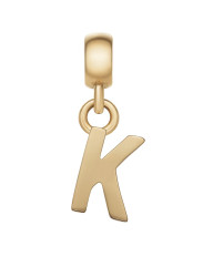Daniel Wellington Pozlacený přívěsek písmeno "K" Charms DW00400494