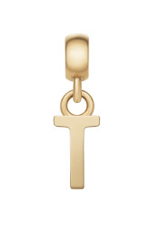 Daniel Wellington Pozlacený přívěsek písmeno "T" Charms DW00400503