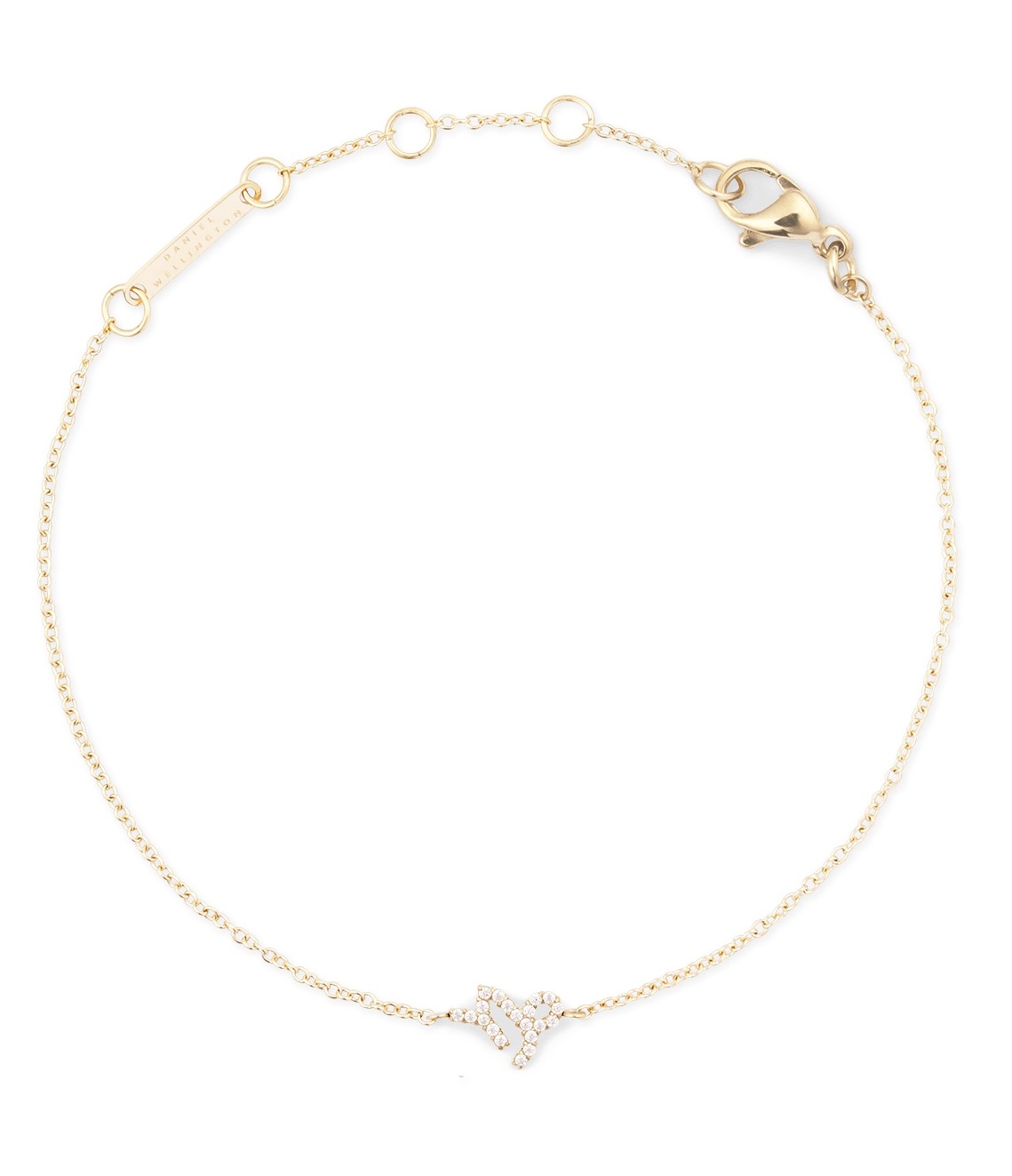 Daniel Wellington Pozlacený řetízkový náramek znamení Kozoroh Crystal Zodiac DW00400916