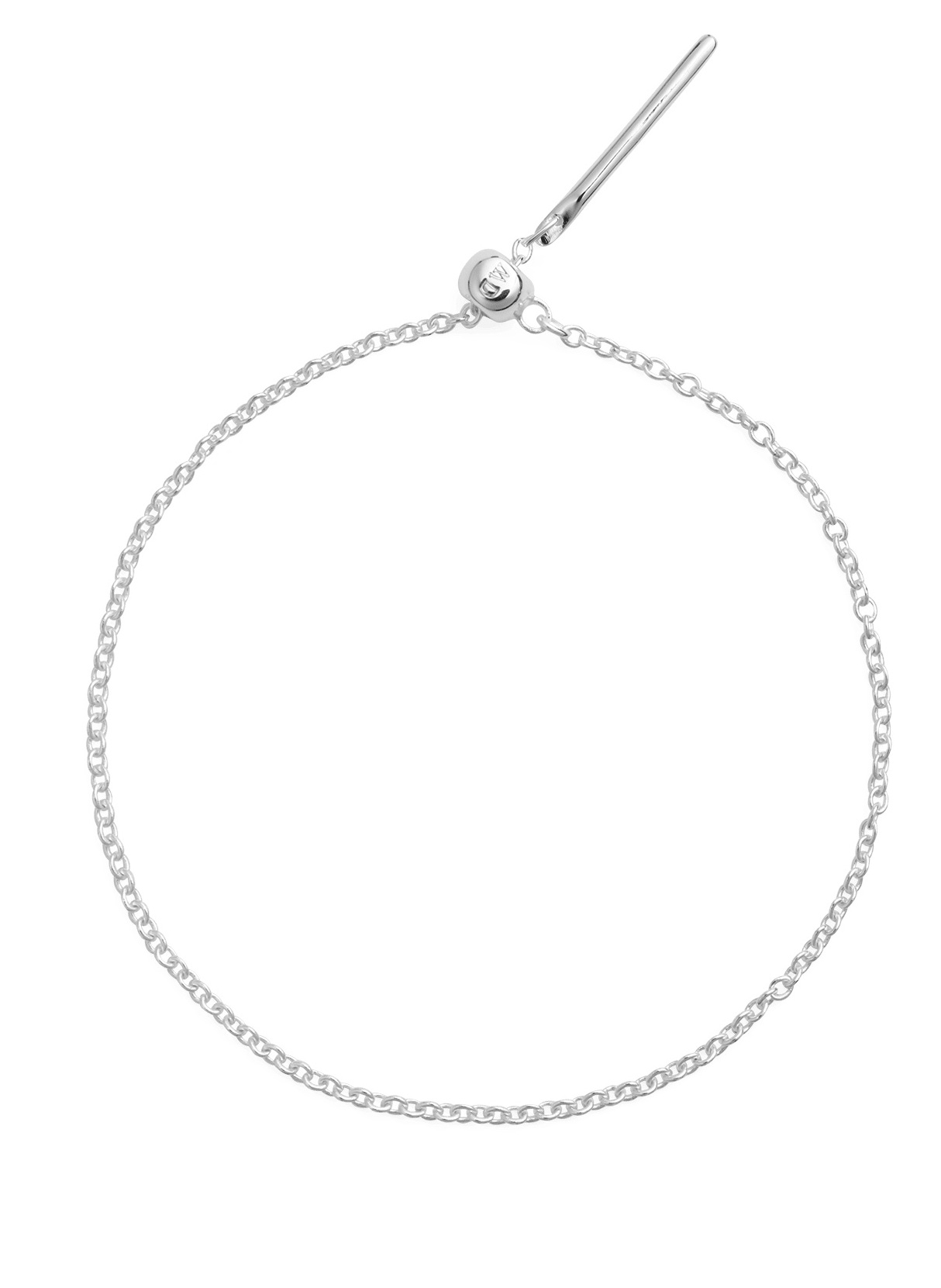 Daniel Wellington Stříbrný dámský náramek na přívěsky Rolo Charms DW00401045