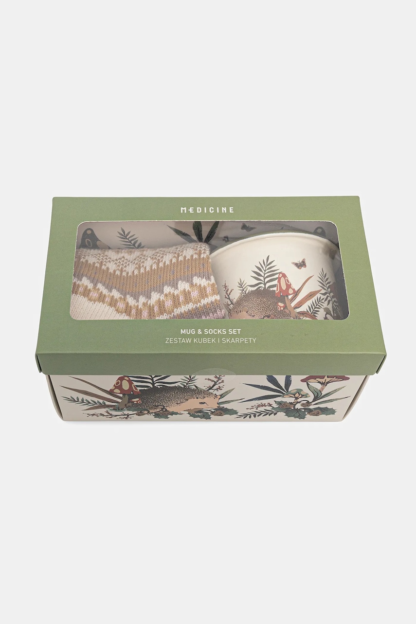 Dárková sada: hrnek a ponožky Medicine