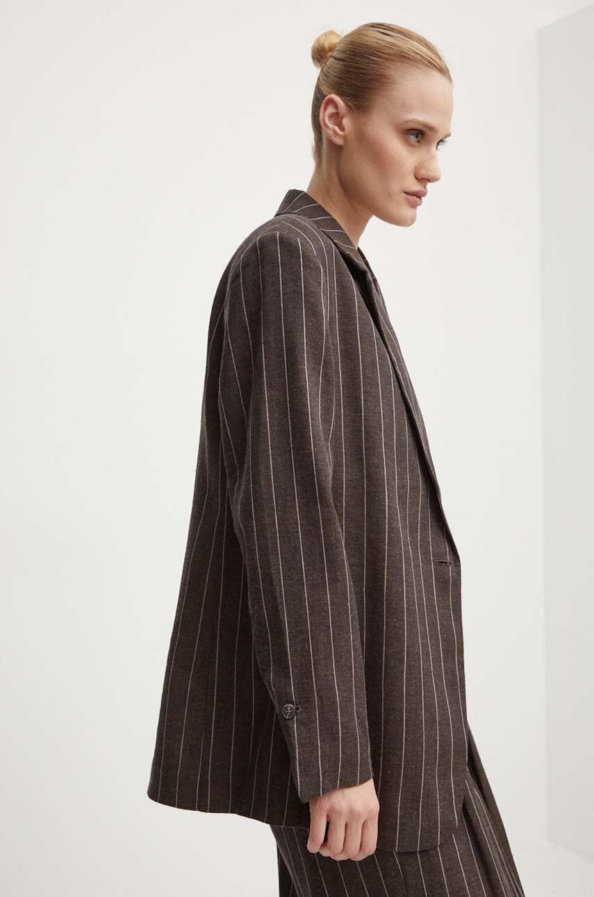 Day Birger et Mikkelsen  Plátěné sako  Emile - Casual Linen Stripe