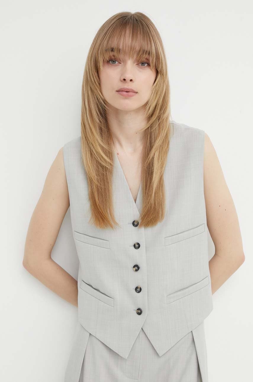 Day Birger et Mikkelsen  Vesta s příměsí vlny  Rudy - Classic Wool Blend