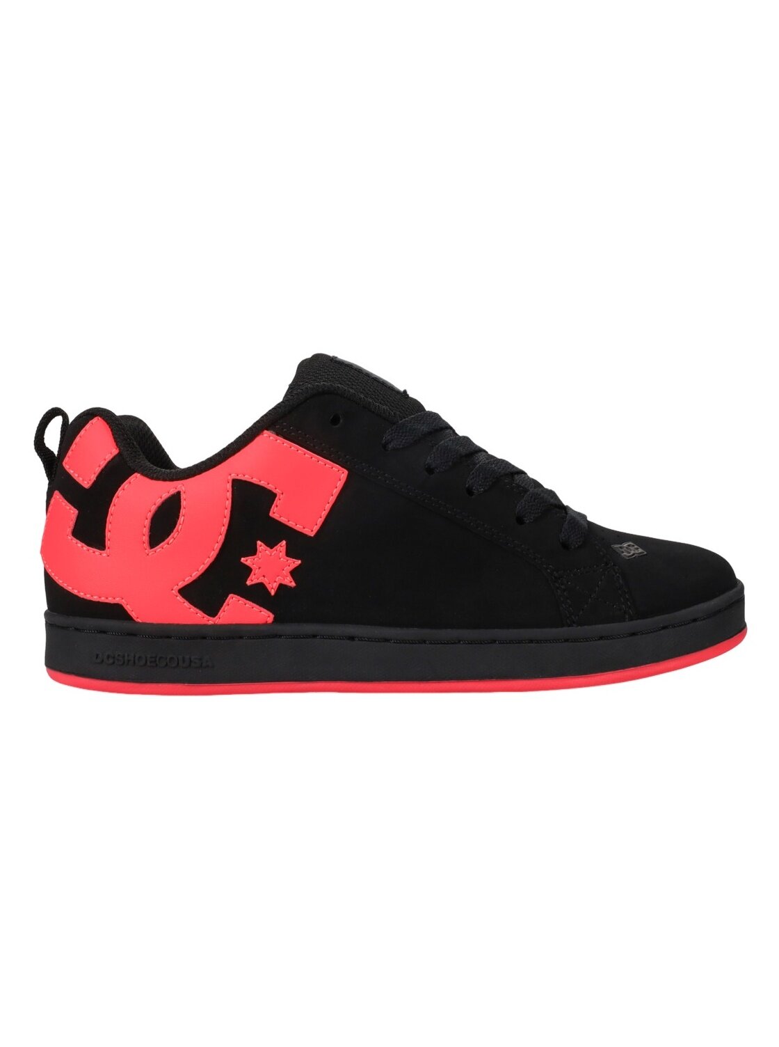 Dc shoes dámské boty Court Graffik Black / Hot Pink | Černá | Velikost 37 EU