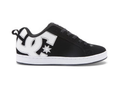 Dc shoes dámské boty Court Graffik Black/White Stencil | Černá | Velikost 7,5 US