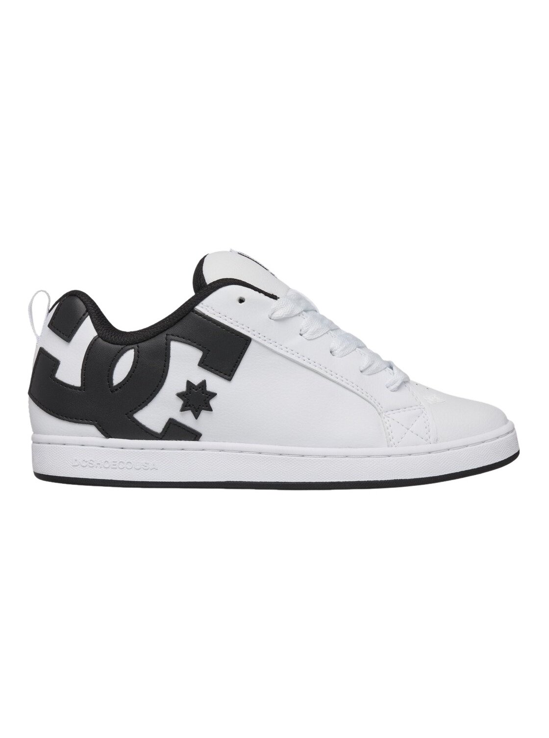 Dc shoes dámské boty Court Graffik White / Black | Černá | Velikost 38,5 EU