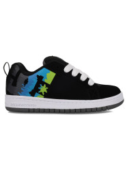 Dc shoes dětské boty Court Graffik Black / Multi / White | Černá | Velikost 5,5 US