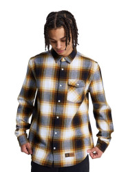 Dc shoes pánská košile Marshal Flannel Toffee | Černá | Velikost L | 100% bavlna