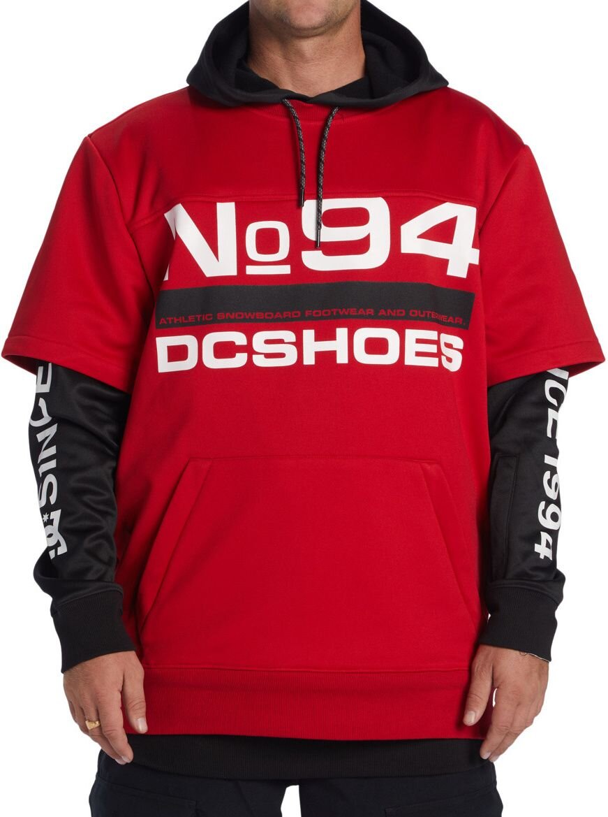 Dc shoes pánská mikina Dryden Barbados Cherry | Červená | Velikost L