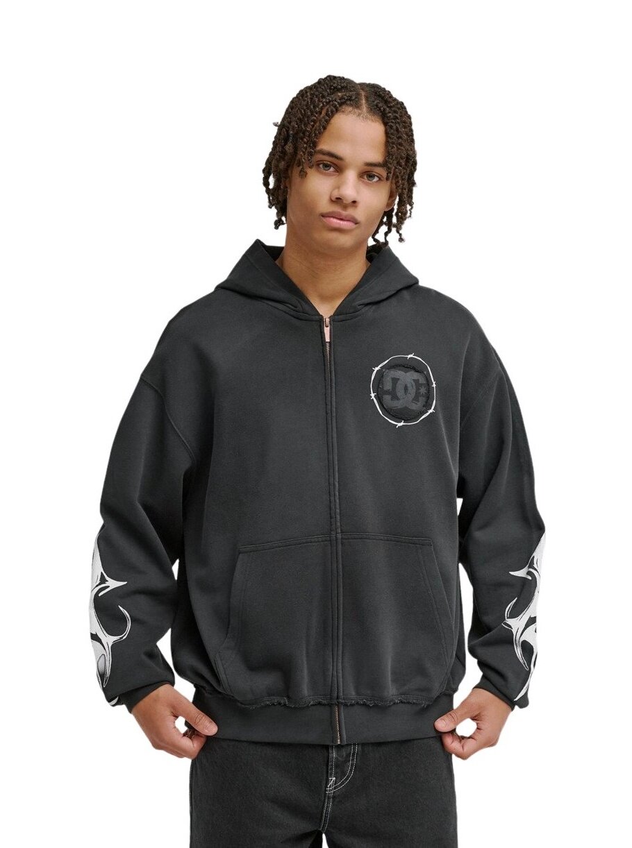 Dc shoes pánská mikina Sharp Point Zh Black | Černá | Velikost M