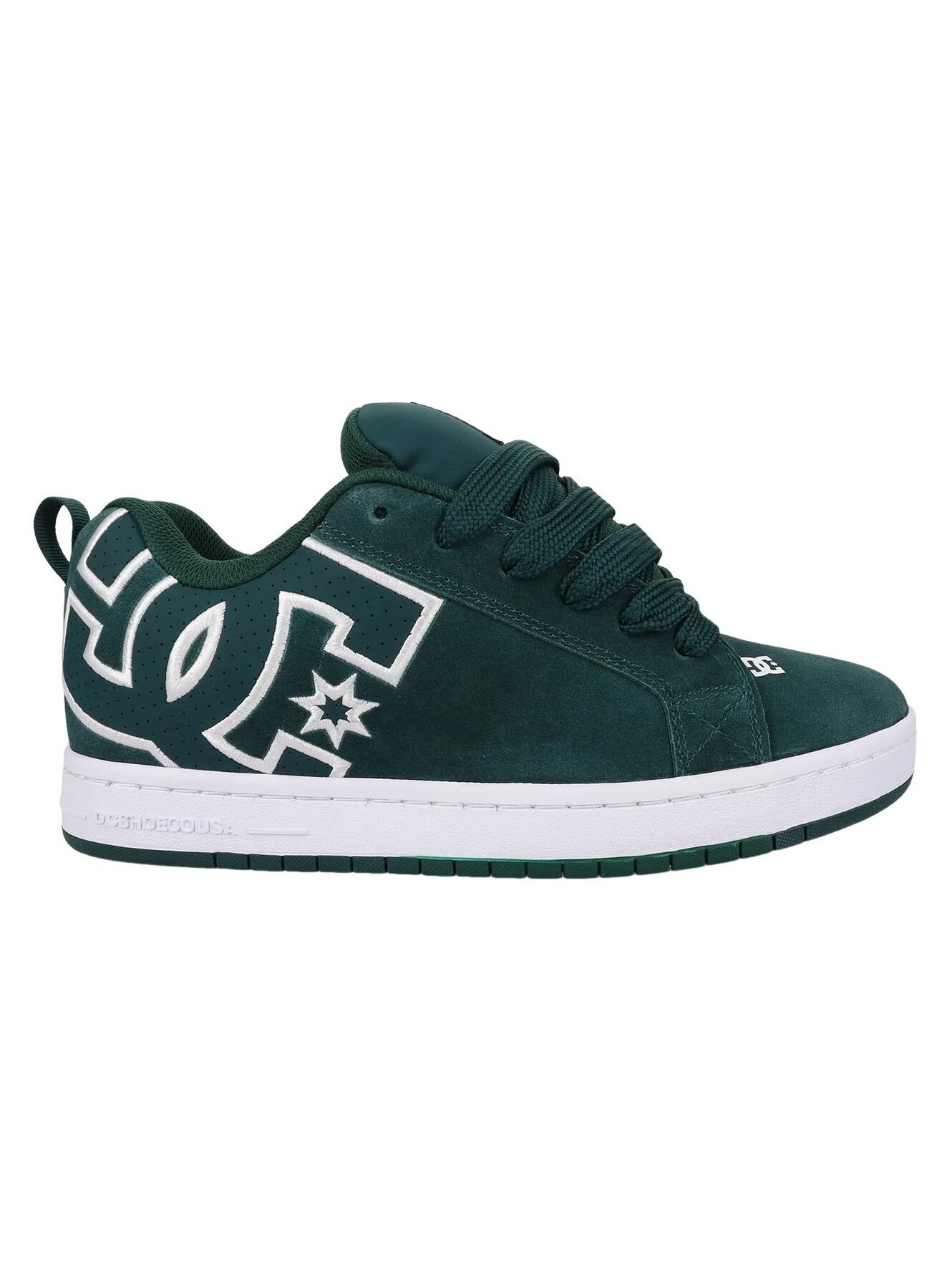 Dc shoes pánské boty Court Graffik SE Dark Green / White | Zelená | Velikost 42 EU