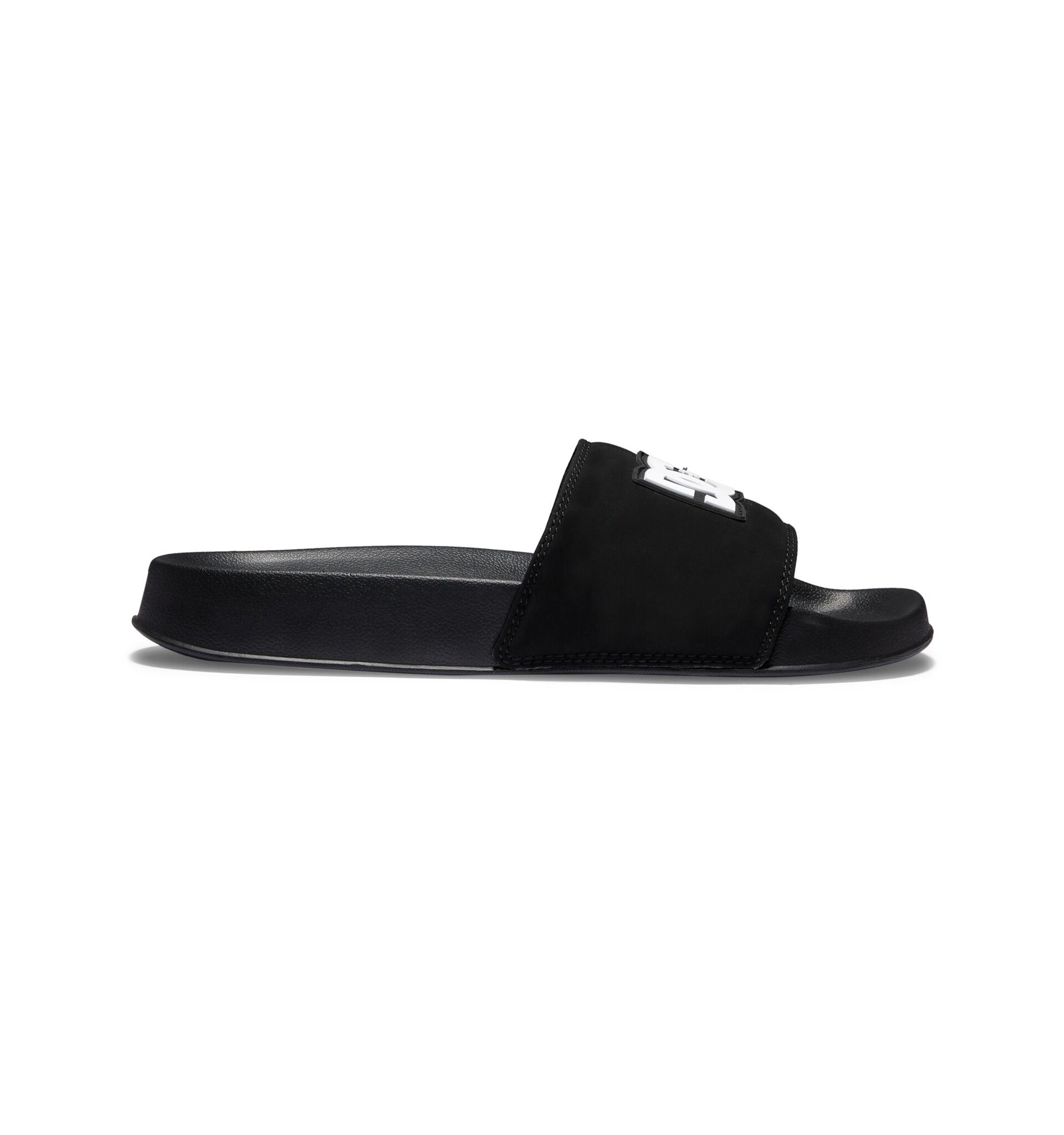 Dc shoes pánské pantofle Slide Black/Black/White | Černá | Velikost 9 US