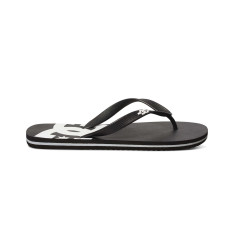 Dc shoes pánské žabky Spray Black/Black/White | Černá | Velikost 10 US