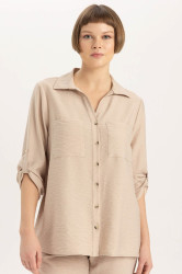 DEFACTO Regular Fit Long Sleeve Shirt