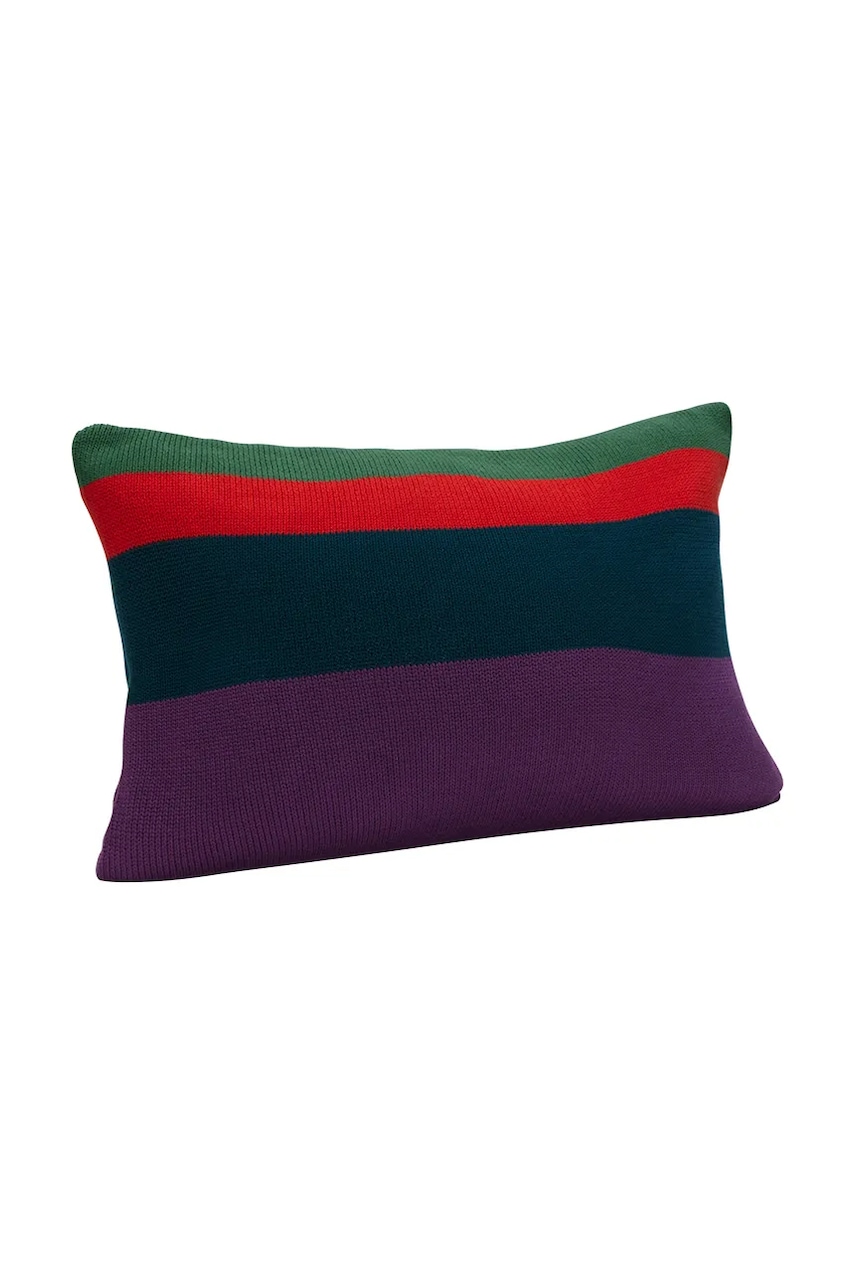 Dekorativní bavlněný polštář Hübsch Line 40 x 60 cm