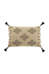 Dekorativní bavlněný polštář J-Line 59 x 37,5 x 13,5 cm