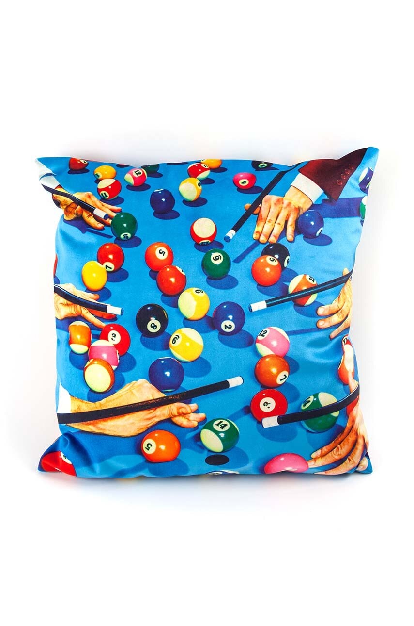 Dekorativní polštář Seletti Snooker x Toiletpaper