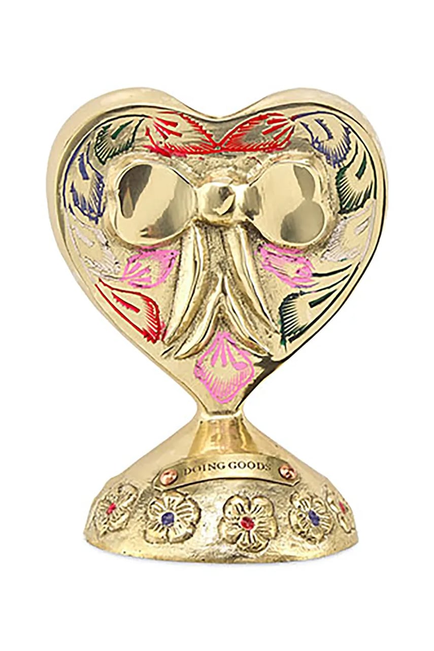 Dekorativní svícen Doing Goods Bubbly Heart 10 x 8 x 6 cm