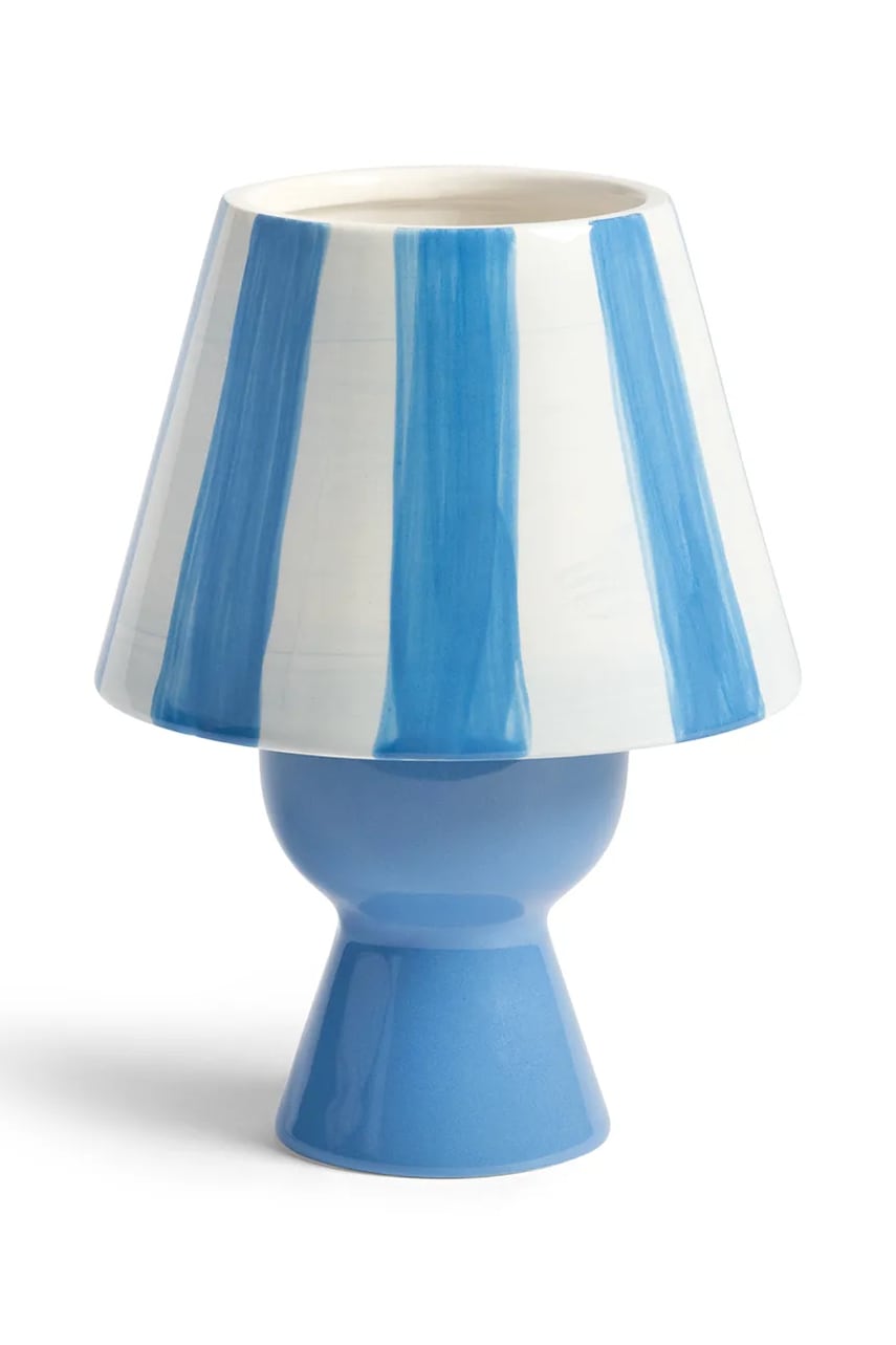 Dekorativní svícen &k amsterdam cantine blue 16 cm