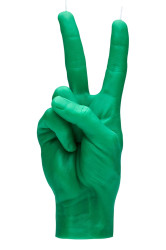 Dekorativní svíčka CandleHand Peace 360 g