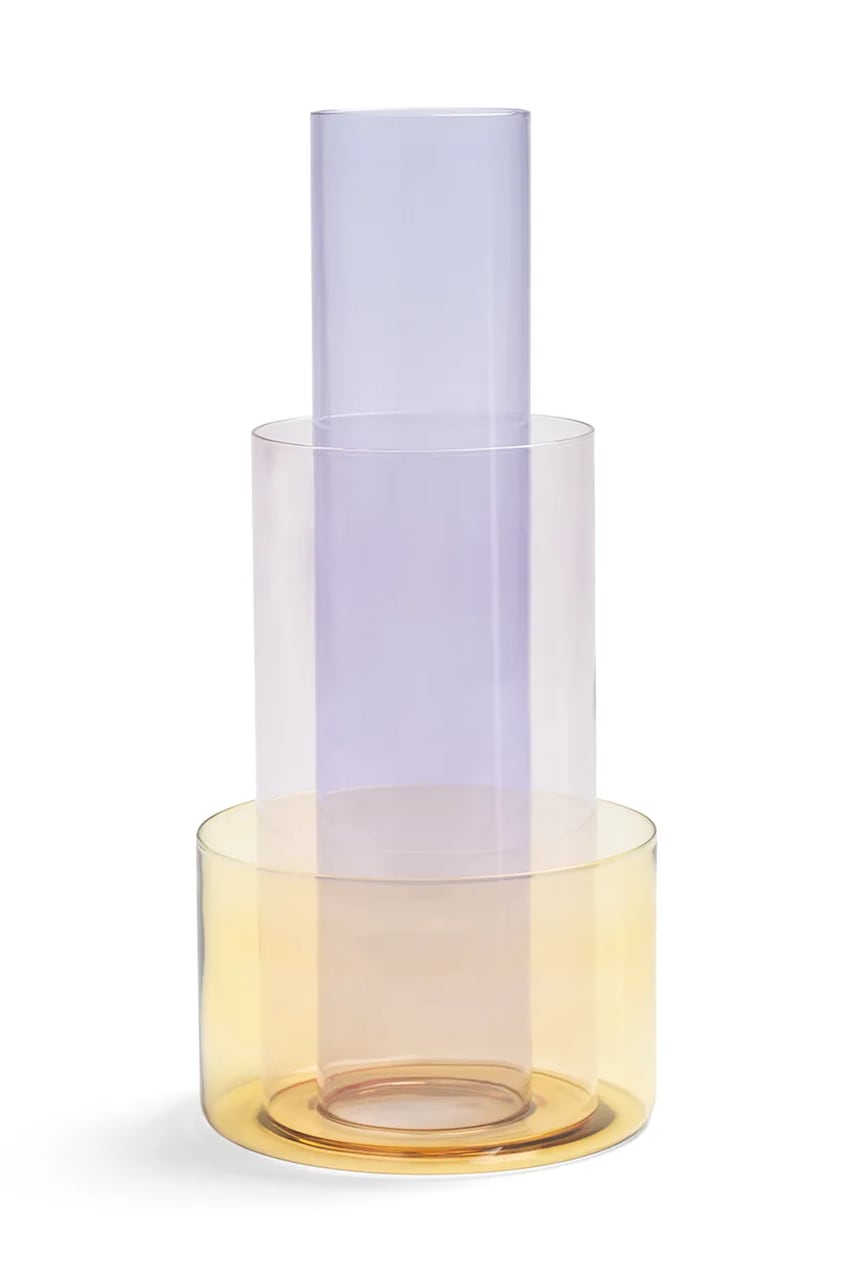 Dekorativní váza &k amsterdam amphi yellow L