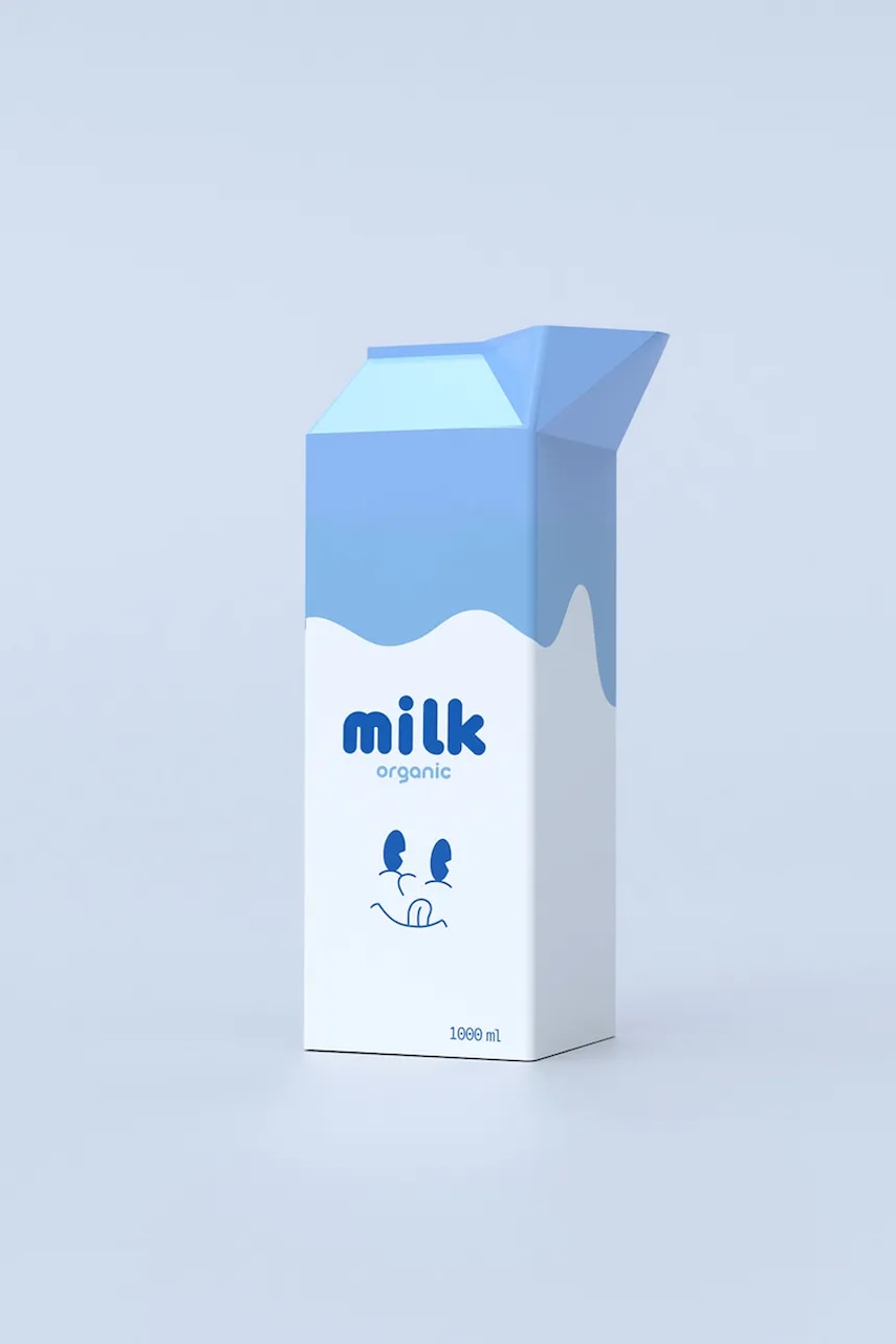 Dekorativní váza Fluid Market Milk