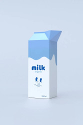 Dekorativní váza Fluid Market Milk