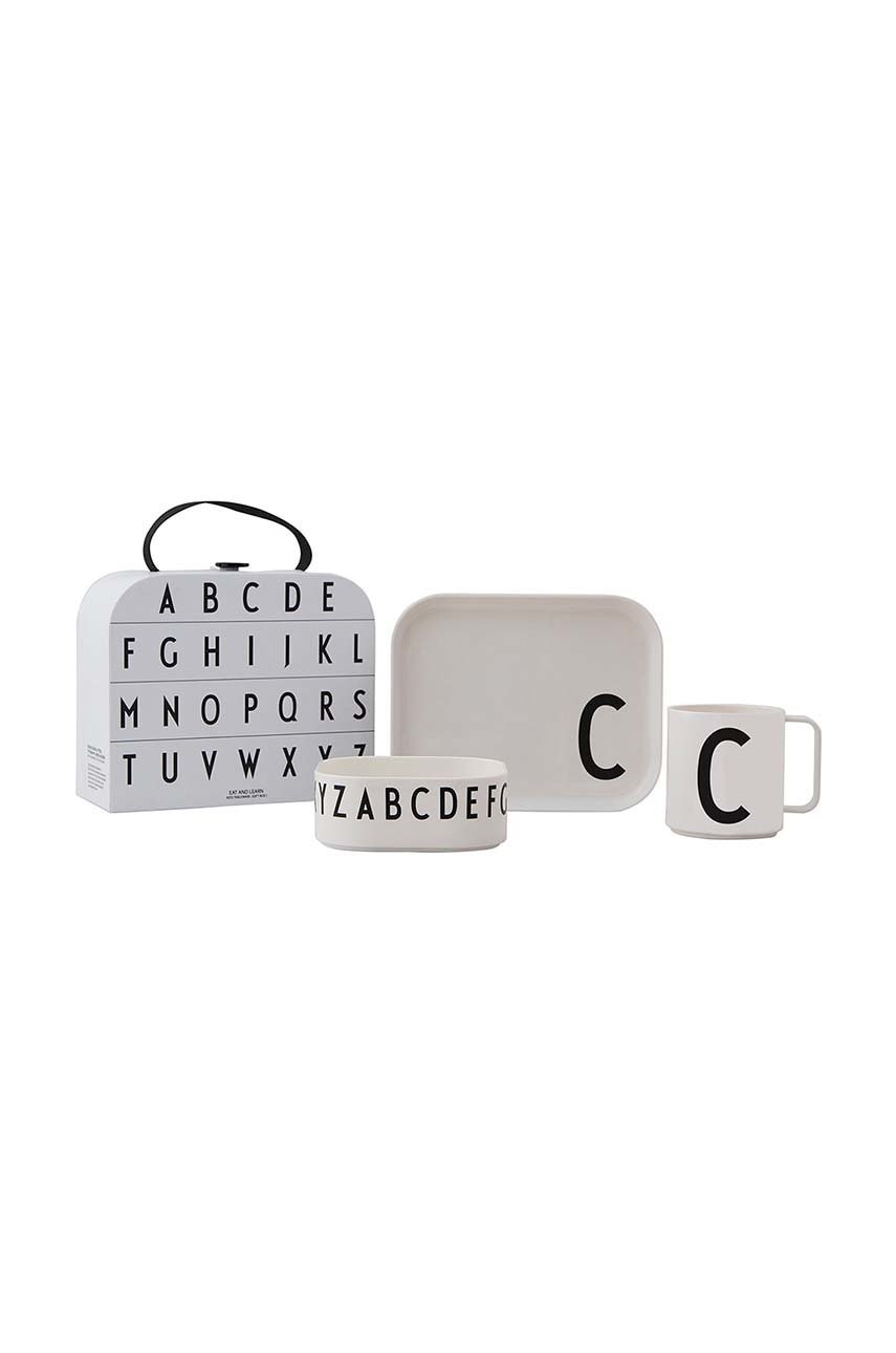 Design Letters  Dětský snídaňový set  Classics in a suitcase 4-pack